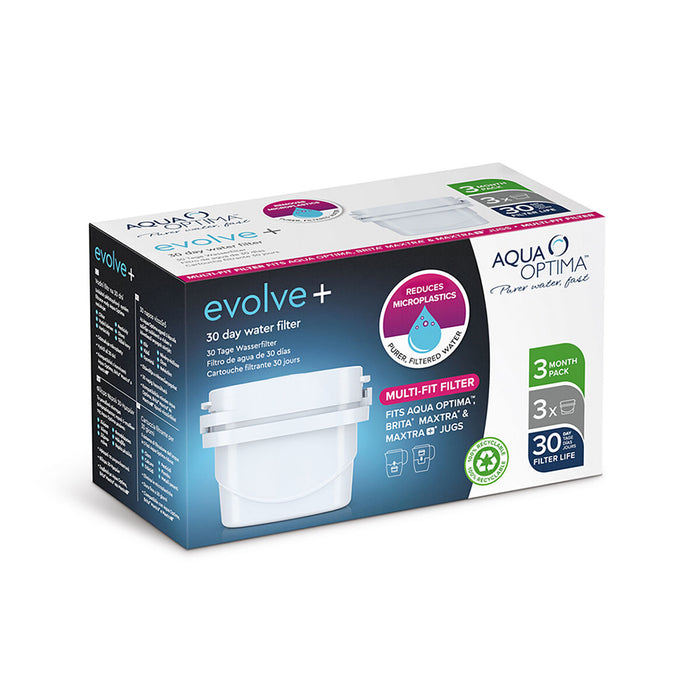 Filtru pentru Carafă Filtrantă Aqua Optima STEPS319 Alb Plastic