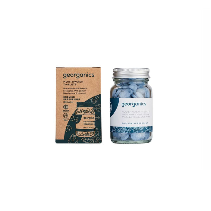Apă de Gură Georganics Comprimat (pastile) Mentă 180 Unități