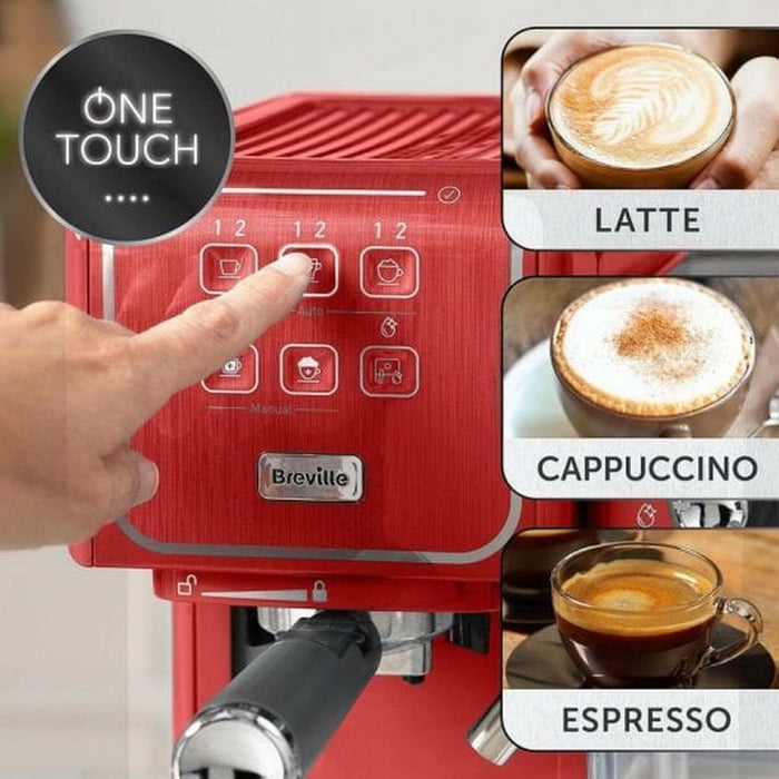 Aparat de cafea superautomat Breville Prima Latte III Roșu