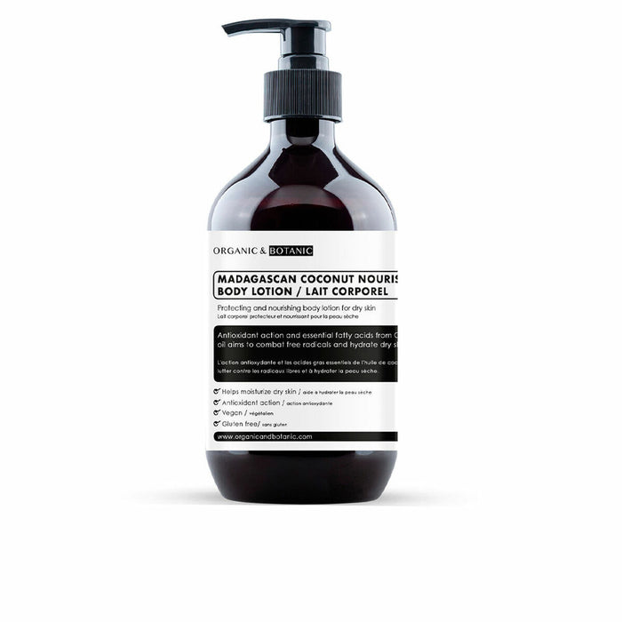 Cremă de Corp Organic & Botanic Madagascan Coconut 500 ml