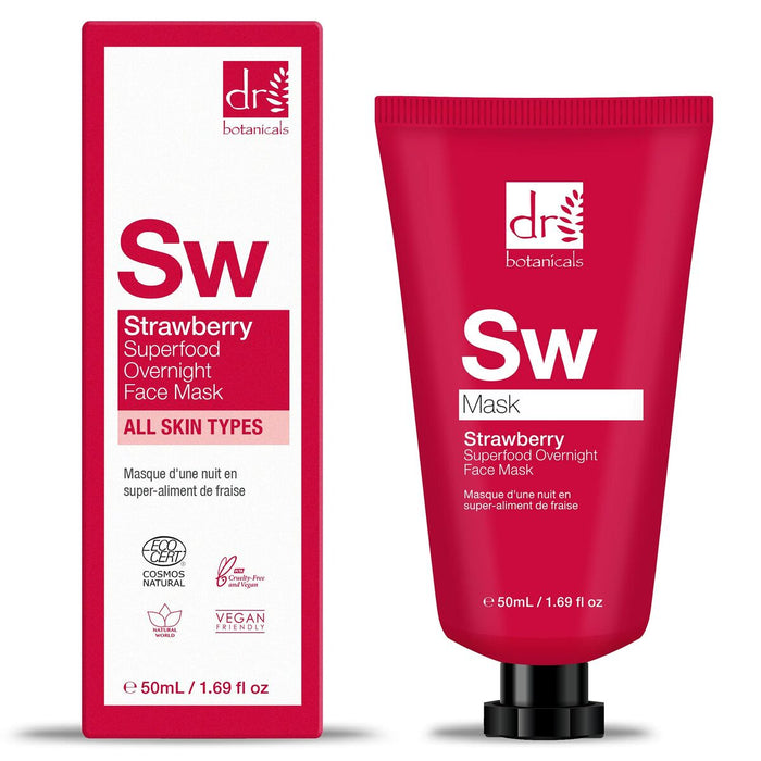 Mască de Față Botanicals Strawberry SUperfood Overnight Căpșună (50 ml)