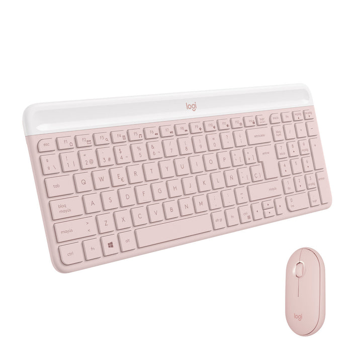 Tastatură și Mouse Fără Fir Logitech MK470 Qwerty Spaniolă
