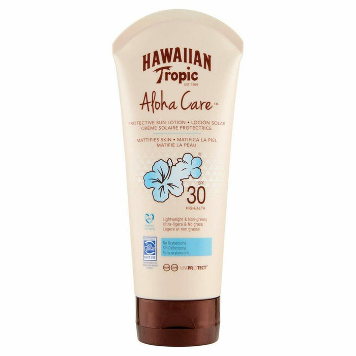 Loțiune Solară Hawaiian Tropic Aloha Care SPF 30 Finisare matifiantă (180 ml)