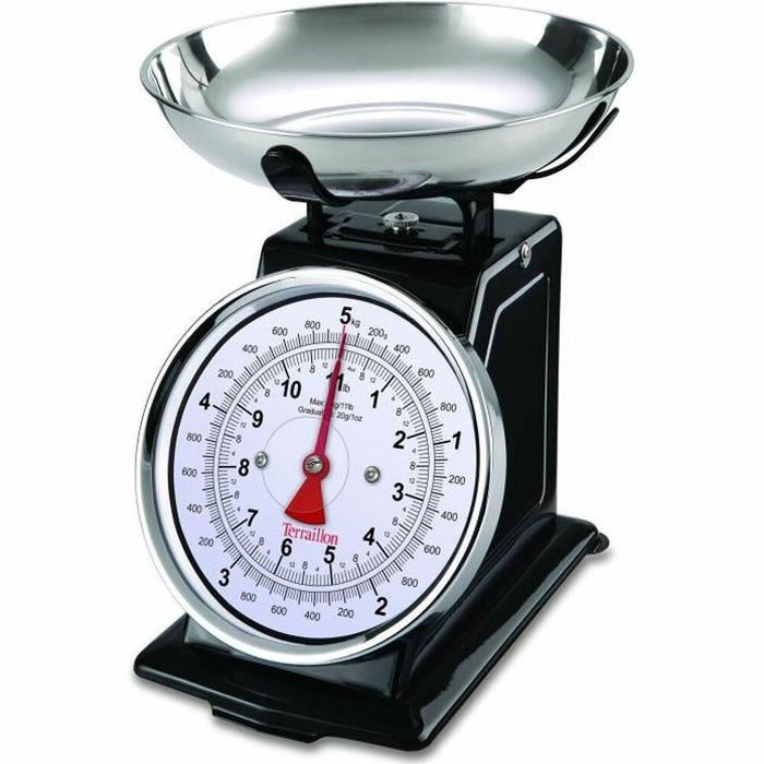 cântarul de bucătărie Terraillon Retro Deco Negru 5 kg 1 L