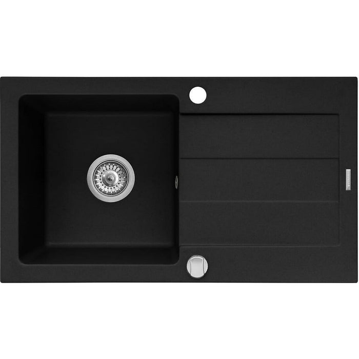 Chiuvetă cu O Cuvă Pyramis Sparta Plus Negru 78 x 48 cm