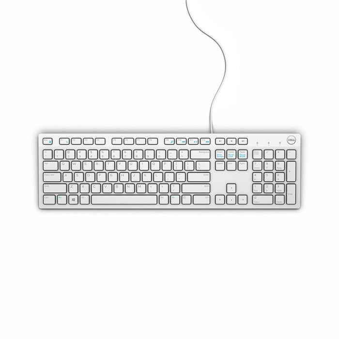 Tastatură Dell KB216 Alb QWERTY