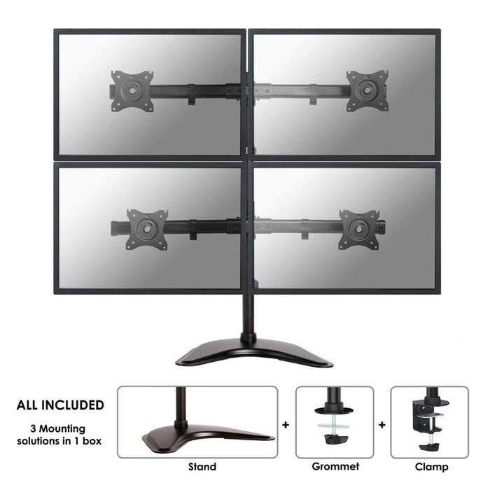 Suport de Masă pentru Ecran Neomounts NM-D335D4BLACK