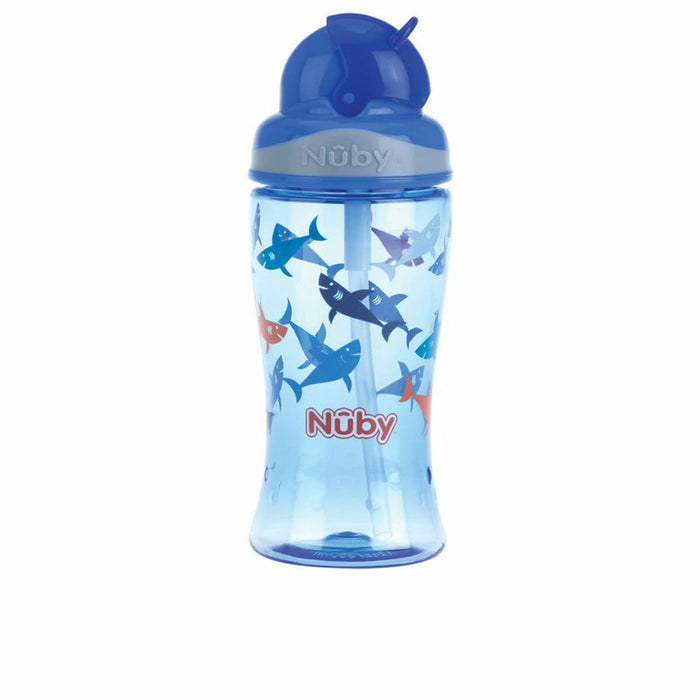 Paharul de învăţare Nûby Flip-it Rechin 360 ml