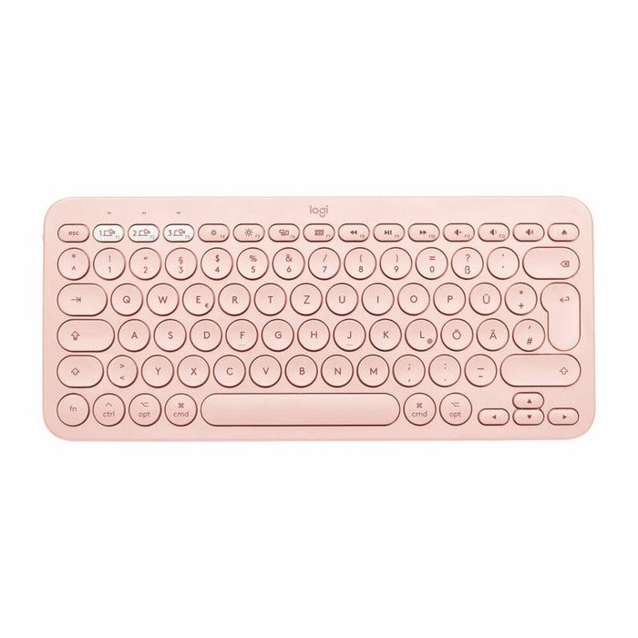 Tastatură Logitech 920-010400 Roz Qwerty Spaniolă