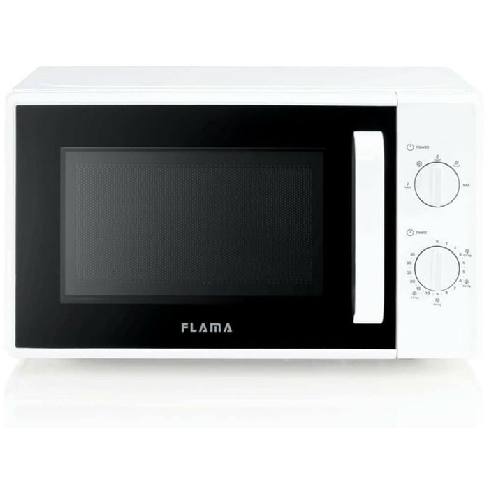 Cuptorul cu Microunde Flama 1825FL Alb 700 W 20 L