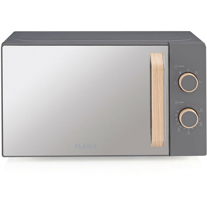 Cuptorul cu Microunde Flama 1832FL Gri 700 W 20 L