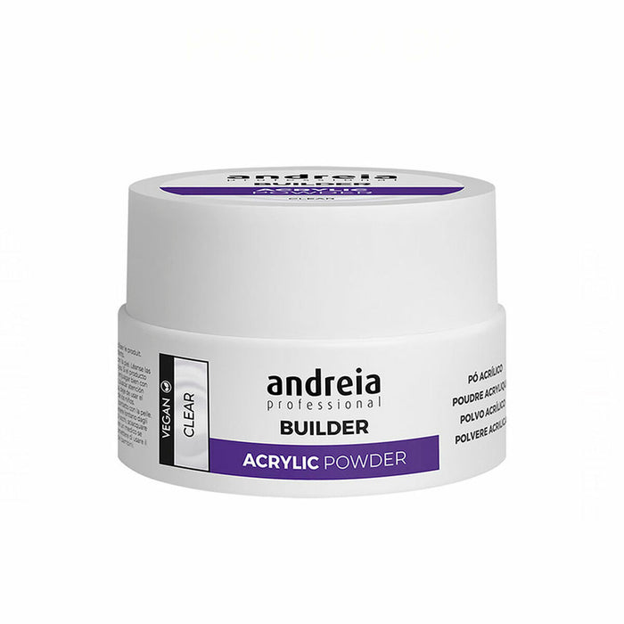 Lac de unghii gel Professional Builder Acrylic Powder Andreia Professional Builder Clear (20 g)