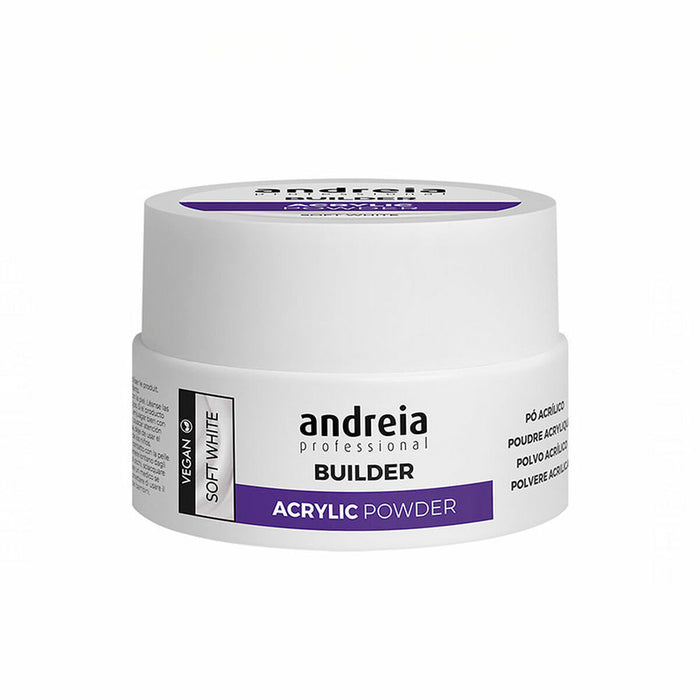 Lac acrilic Professional Builder Acrylic Powder Polvos Andreia Professional Builder Alb (20 g)