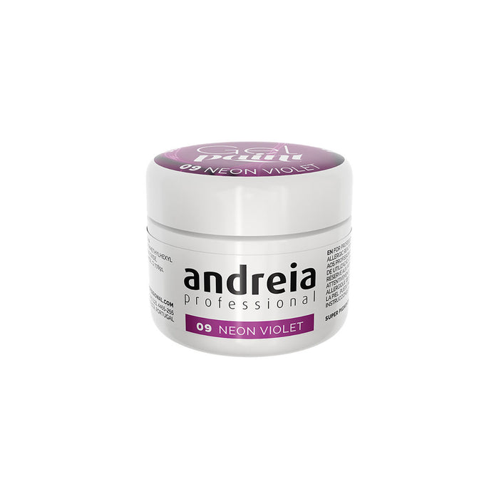 Lac de unghii Andreia Gel Paint Violet Nº 09 4 ml Neon
