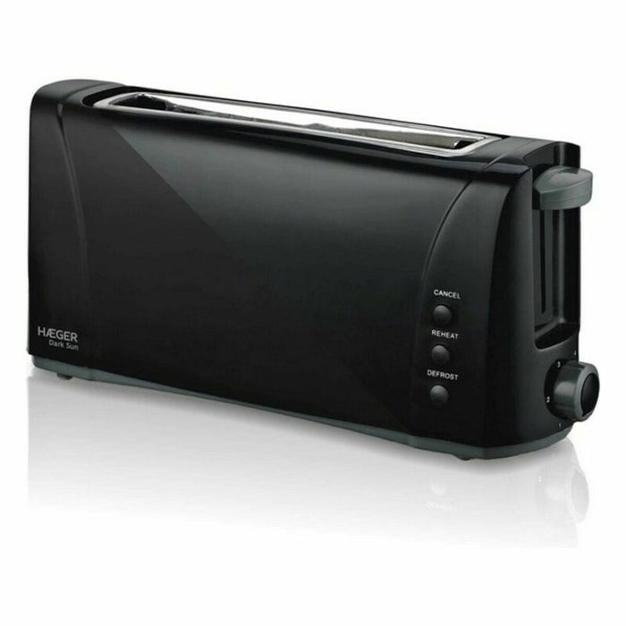 Prăjitor de Pâine Haeger TO-100.007A 1000 W Negru