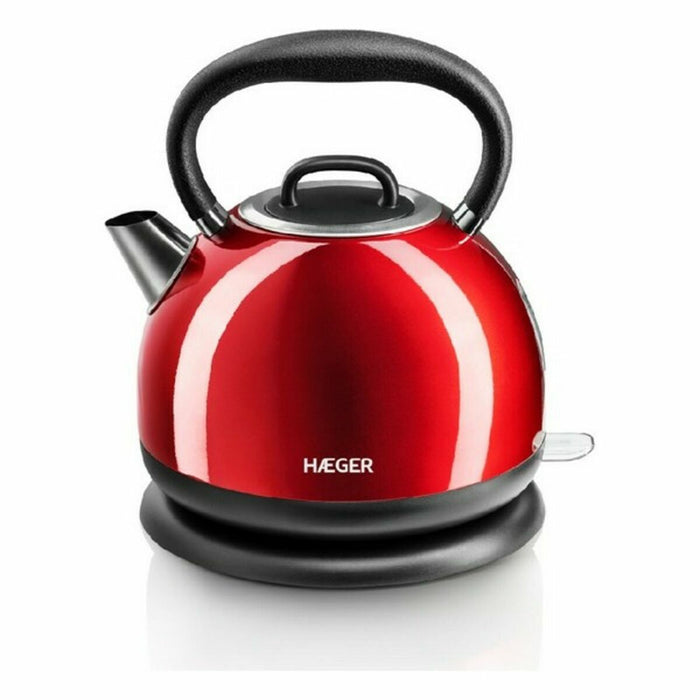 Fierbător de Apă și Ceainic Electric Haeger EK-22R.021A Roșu Oțel inoxidabil 2200 W 1,7 L