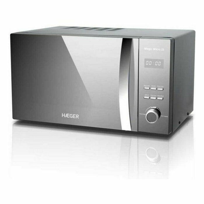 Cuptor cu microunde cu Grill Haeger MW-80B.008A Gri 800W