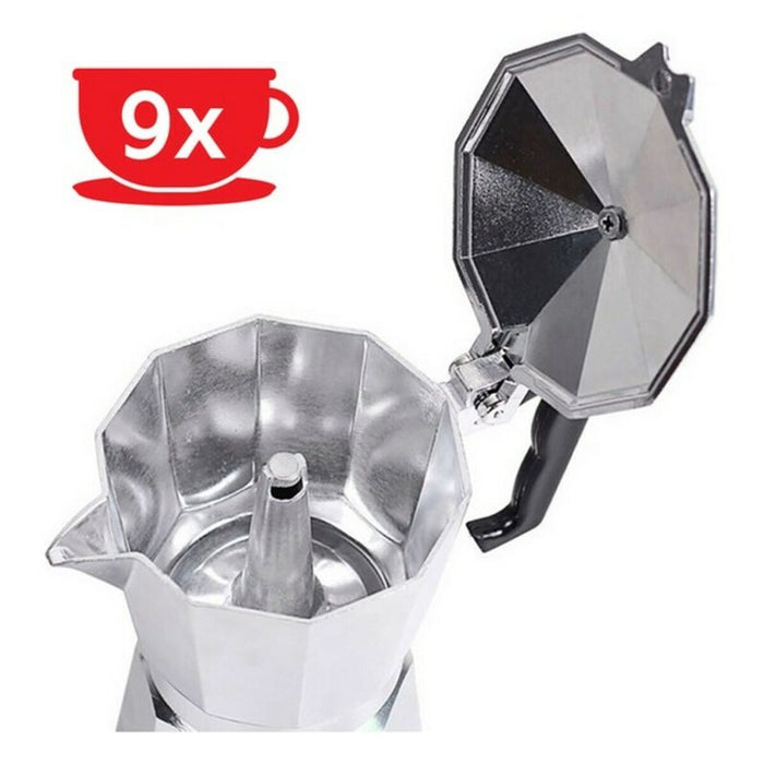 Cafetieră Italiană Haeger Moka Aluminiu