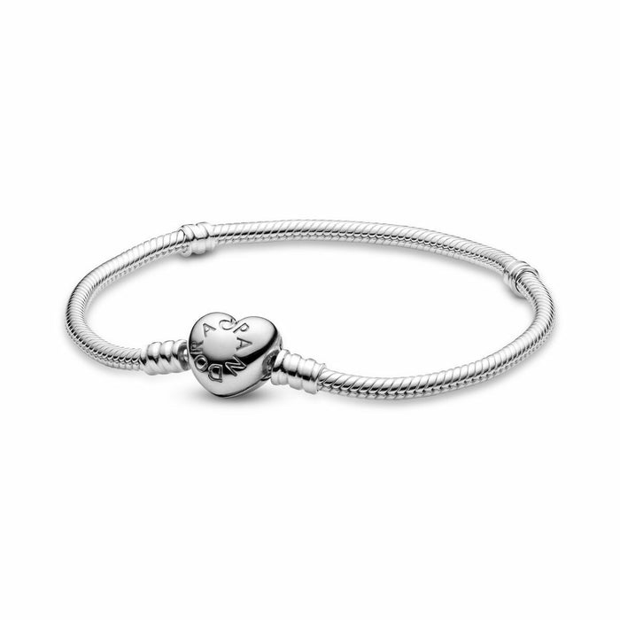 Brățară Damă Pandora HEART CLASP SNAKE CHAIN BRACELET