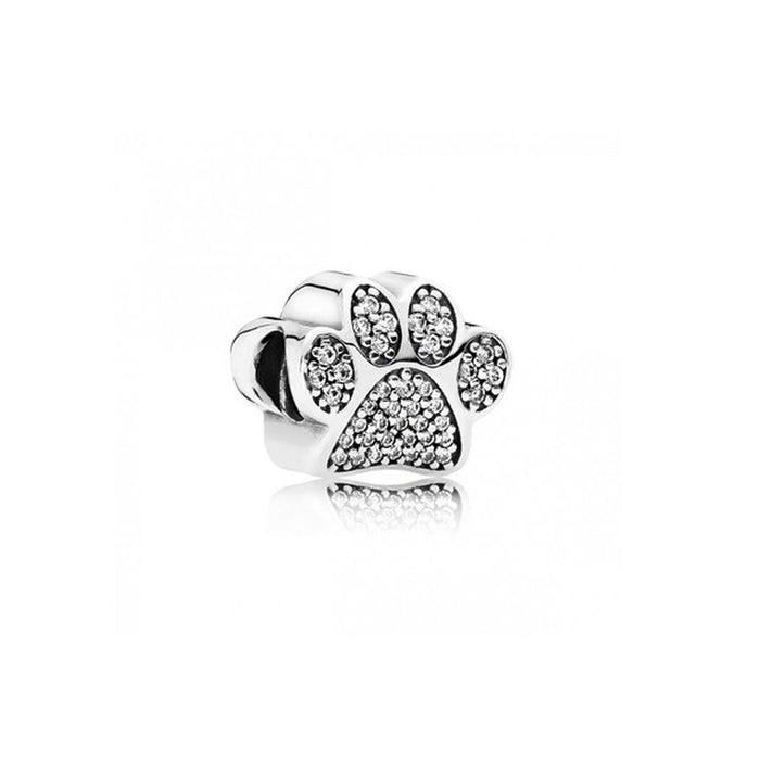 Mărgele Damă Pandora SPARKLING PAW PRINT & HEART
