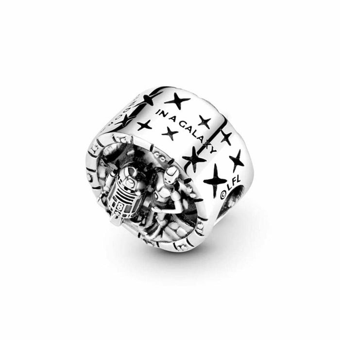 Charm Damă Pandora R2D2 Argintiu