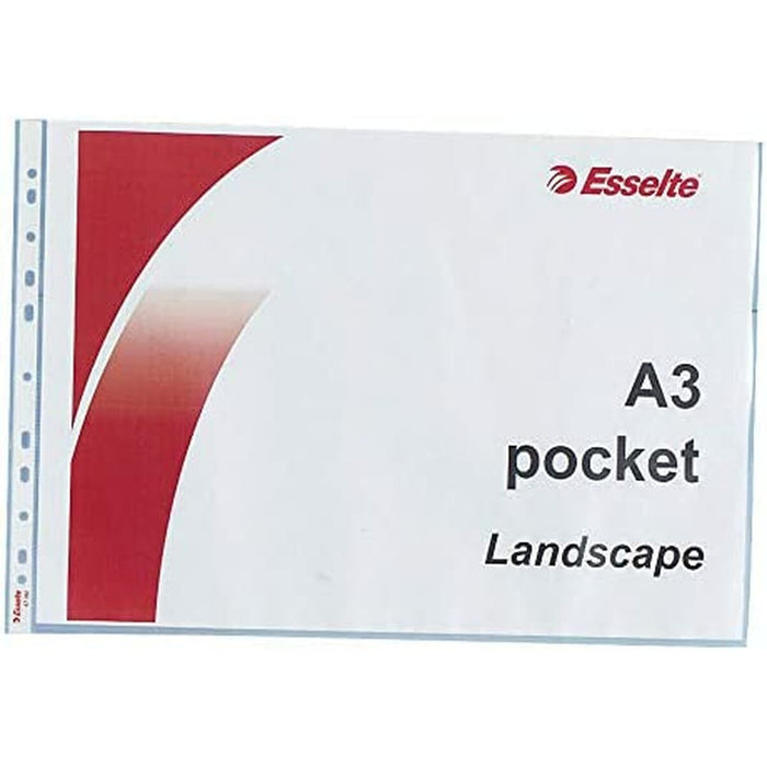 Husă Esselte Landscape Pocket Orizontal Transparent A3 polipropilenă (10 Piese)