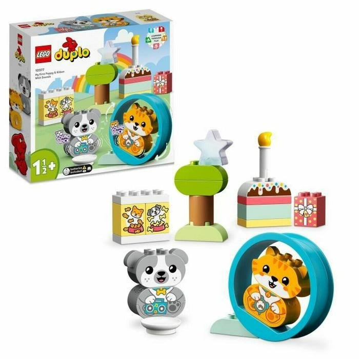Playset Lego 10977 DUPLO My First Puppy Kitten (22 Piese)