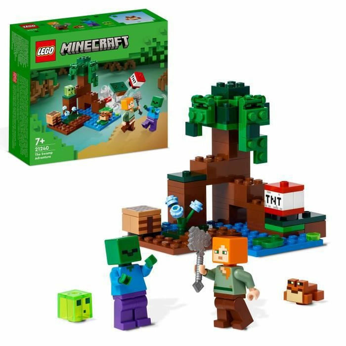 Playset Lego Minecraft 21240 Adventures in the Marais Multicolor 65 Piese