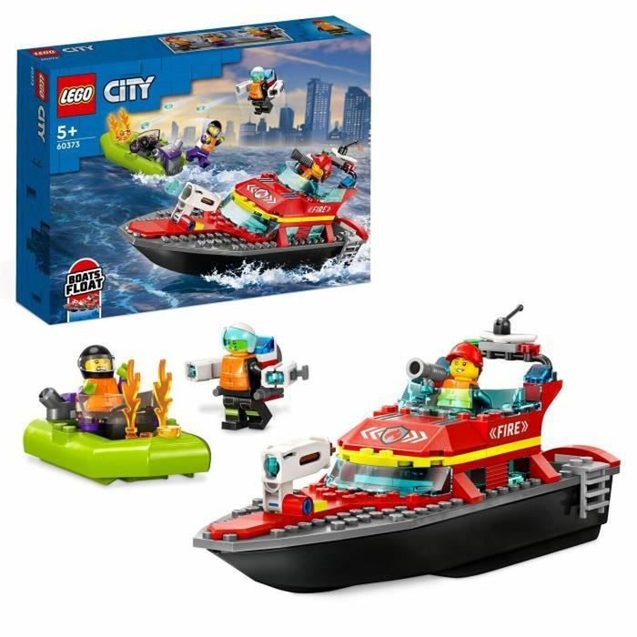 Playset Lego City 60373 The firefighters' rescue boat Multicolor 144 Piese