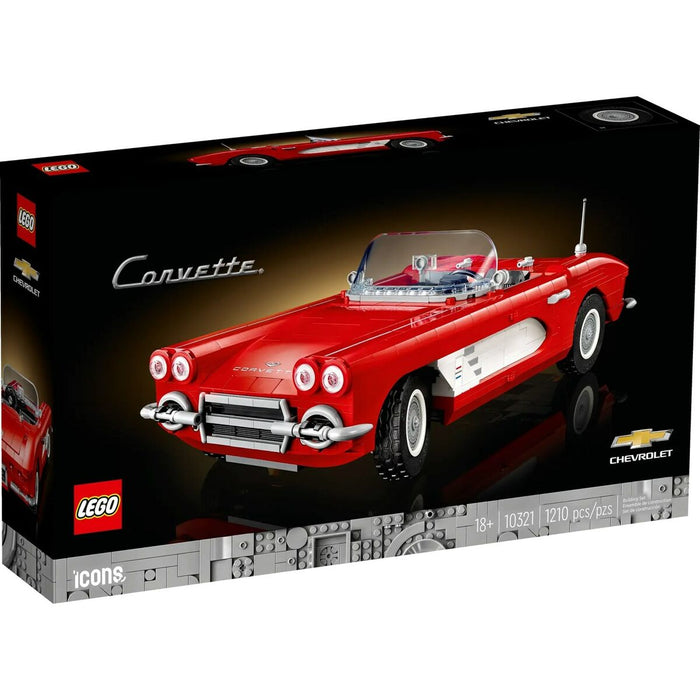 Playset Lego Icons: Corvette 10321 1210 Piese 14 x 10 x 32 cm