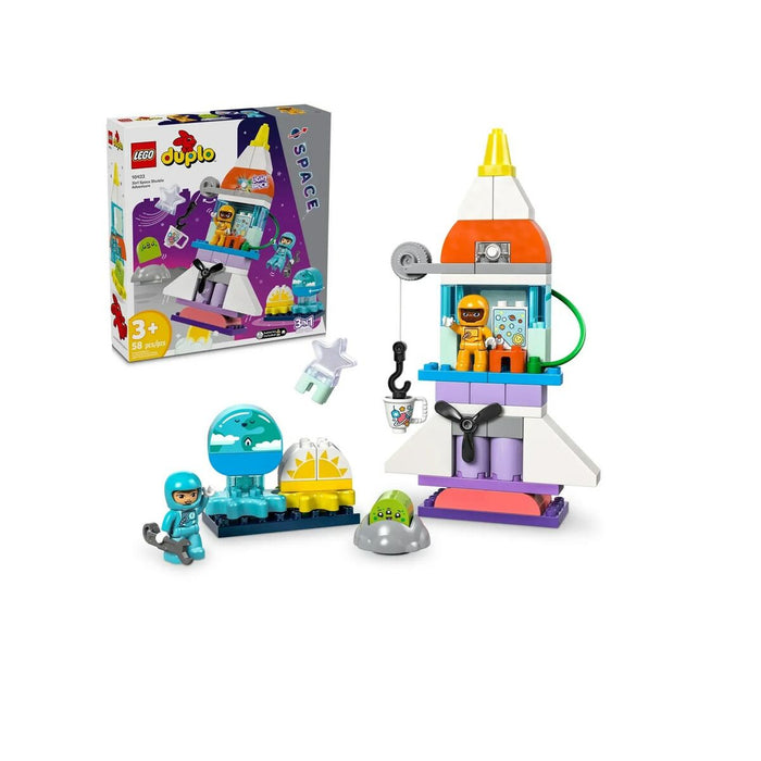 Playset Lego 10422 3 in 1 Space Shuttle Adventure 58 Piese