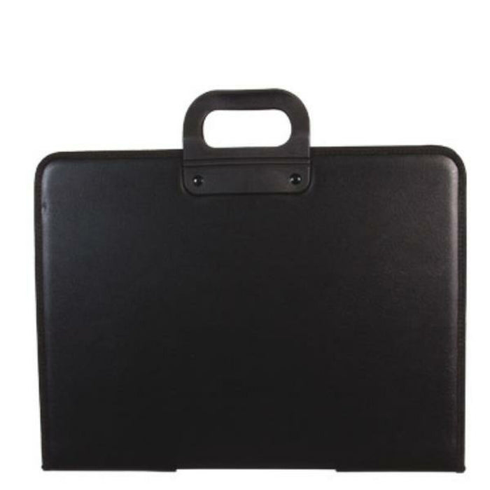 Mapă pentru Documente cu Fermoar Q-Connect KF00278 Negru PVC