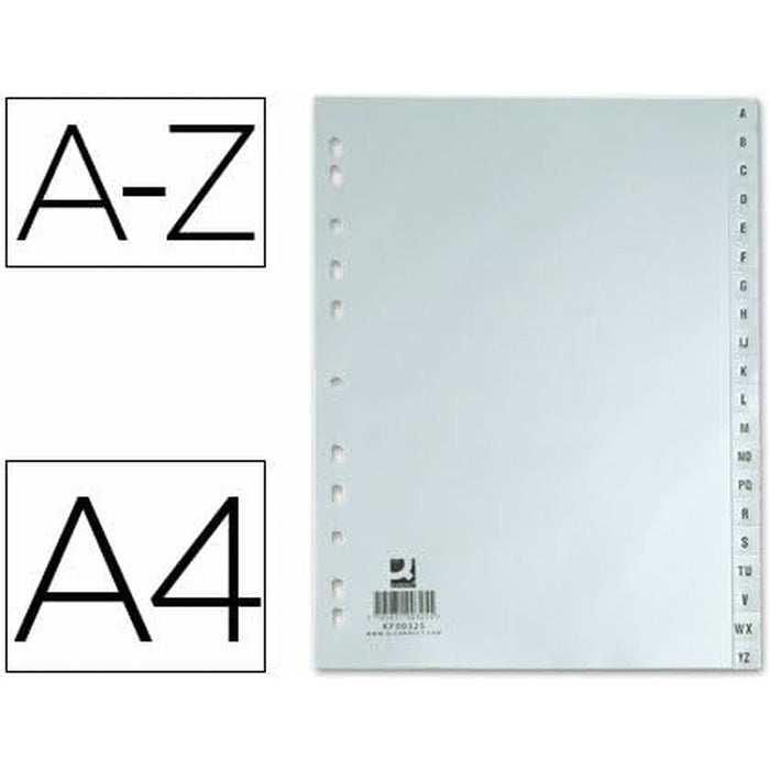 Separator Q-Connect KF00325 Gri Transparent PVC (25 Unități)