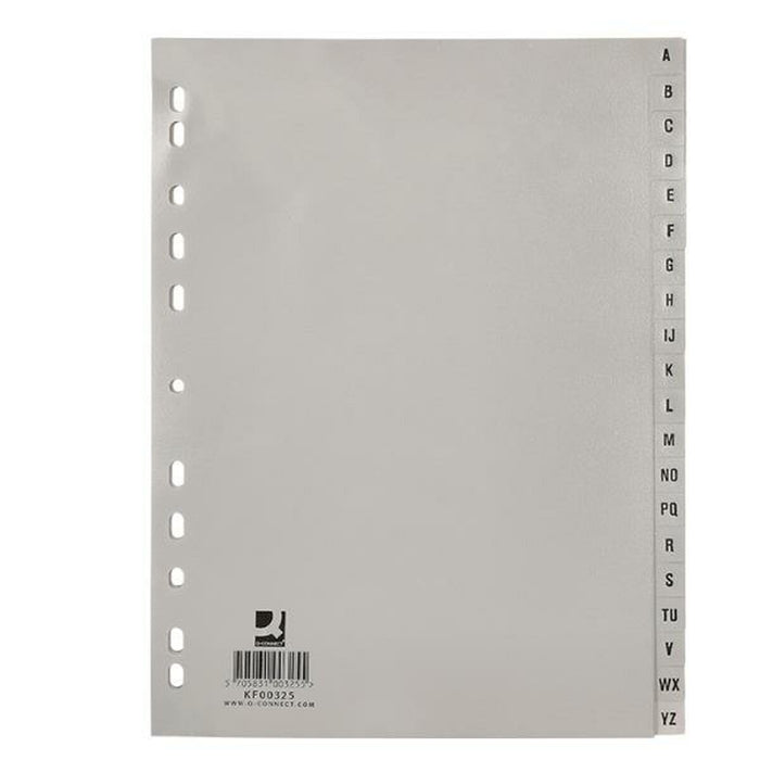 Separator Q-Connect KF00325 Gri Transparent PVC (25 Unități)