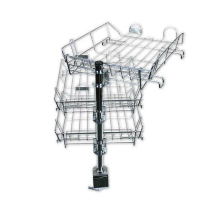 Set de tăvițe pentru organizare Q-Connect KF00822 Gri A4 Aluminiu (1 Unități)
