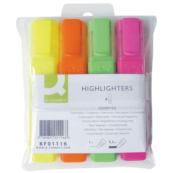 Marker Q-Connect KF01116 Multicolor (4 Unități)