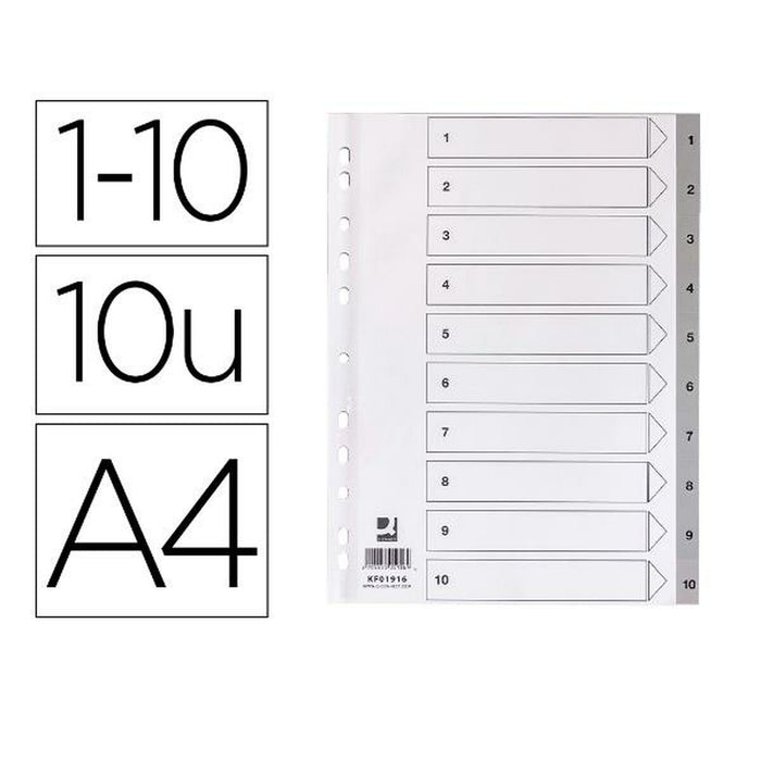 Separatoare Q-Connect KF01916 Carton