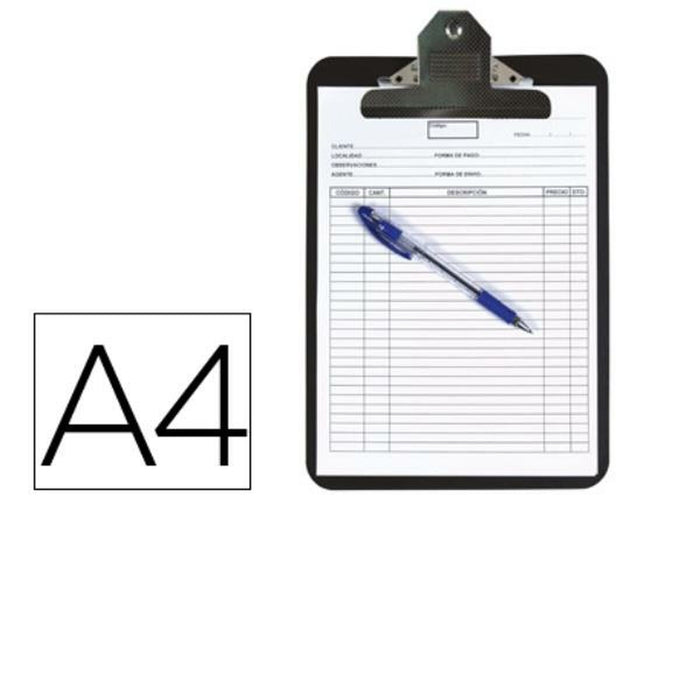 Dosar Servietă Q-Connect KF03300 Negru A4 polipropilenă