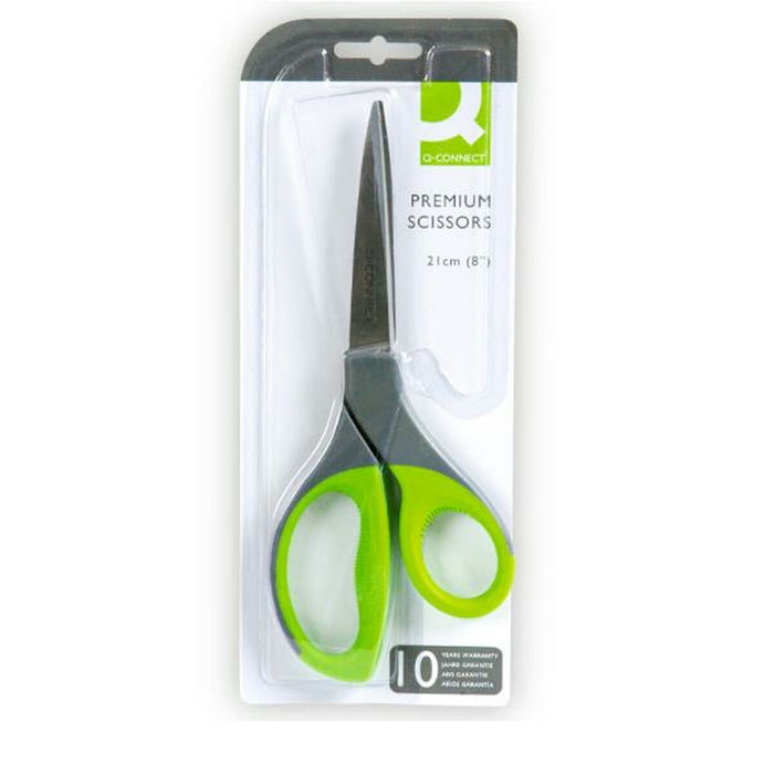 Foarfeci Q-Connect KF03987 Verde Lemn Metal Oțel inoxidabil