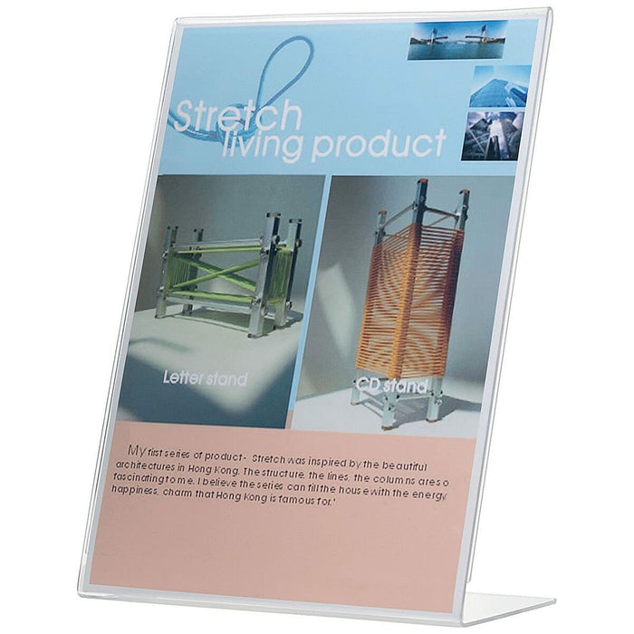Stand Prezentare de Masă Q-Connect KF04177 Albastru A4 Plastic 213 x 300 mm