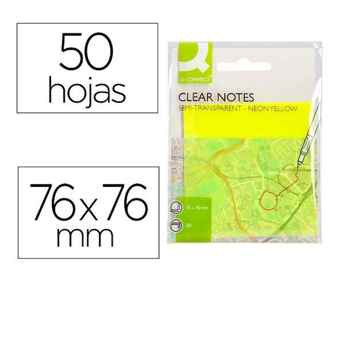 Notițe cu Adeziv Q-Connect KF10369 Alb 76 x 76 mm