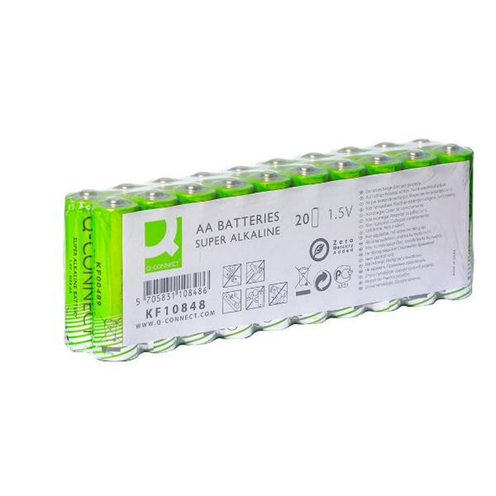 Baterii Q-Connect KF10848 1,5 V AA (20 Unități)