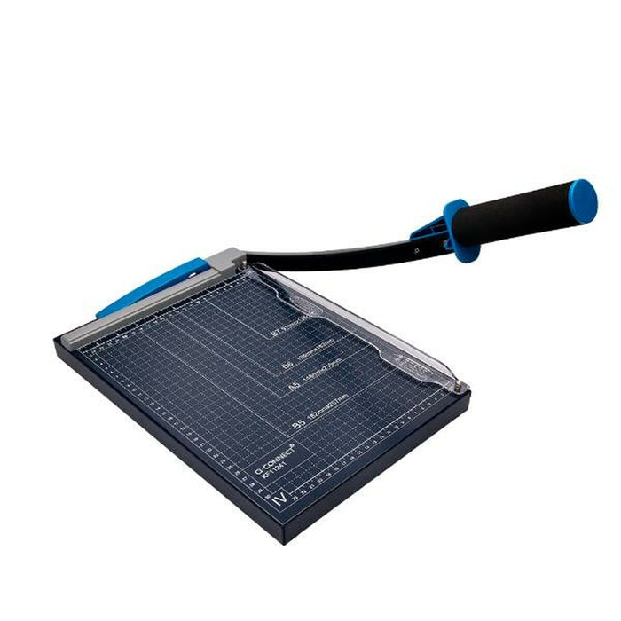 Ghilotină Q-Connect KF11241 Albastru A4 Metal