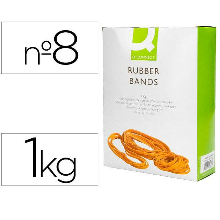 Benzi de cauciuc Q-Connect KF14685 Maro