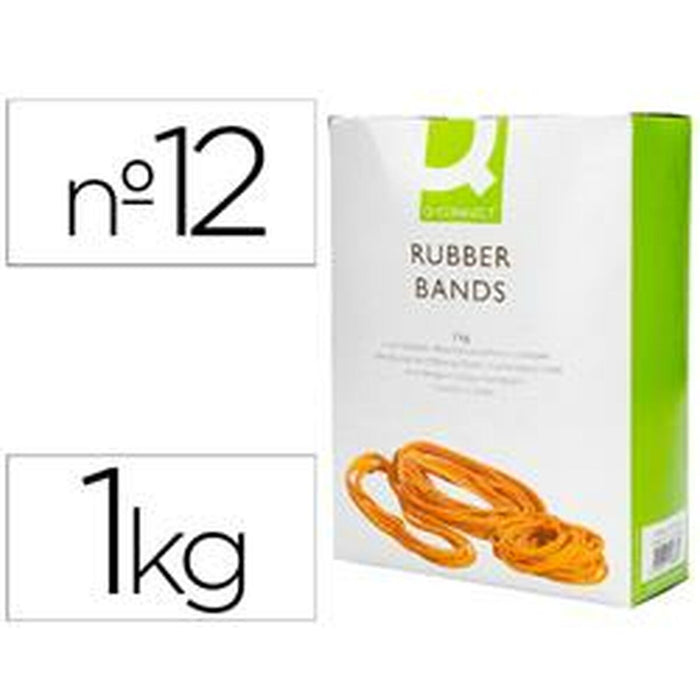 Benzi de cauciuc Q-Connect KF14688 Maro