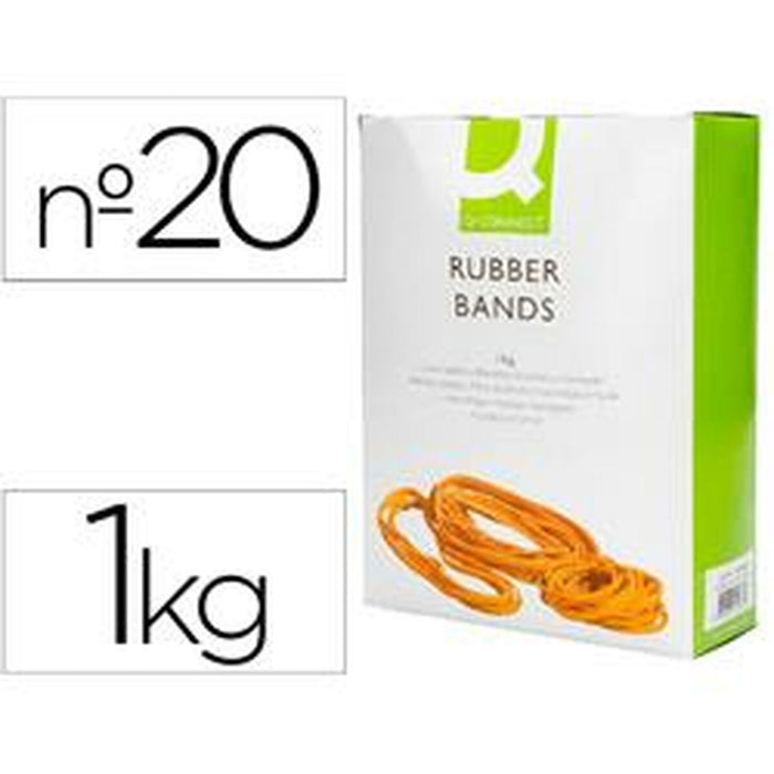 Benzi de cauciuc Q-Connect KF14689 Maro