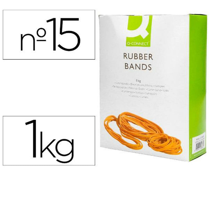 Benzi de cauciuc Q-Connect KF15179 Maro