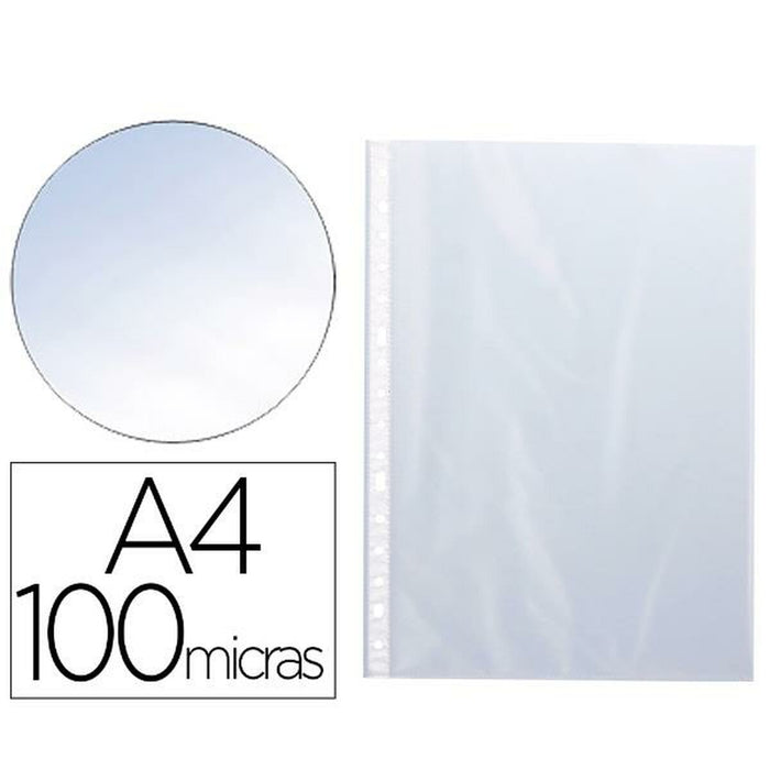 Huse/Capace Q-Connect KF16906 Transparent PVC (10 Unități)