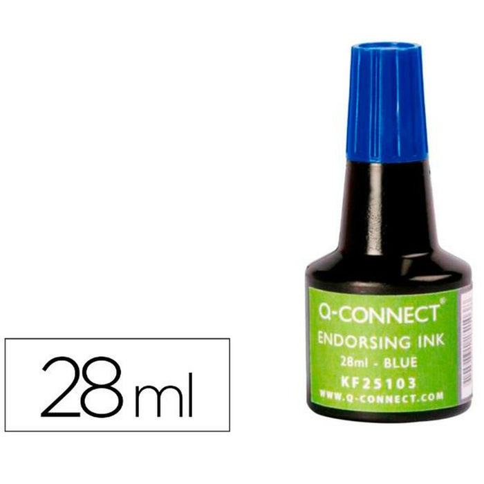 Cerneală de reumplere Q-Connect KF25103 Albastru 28 ml