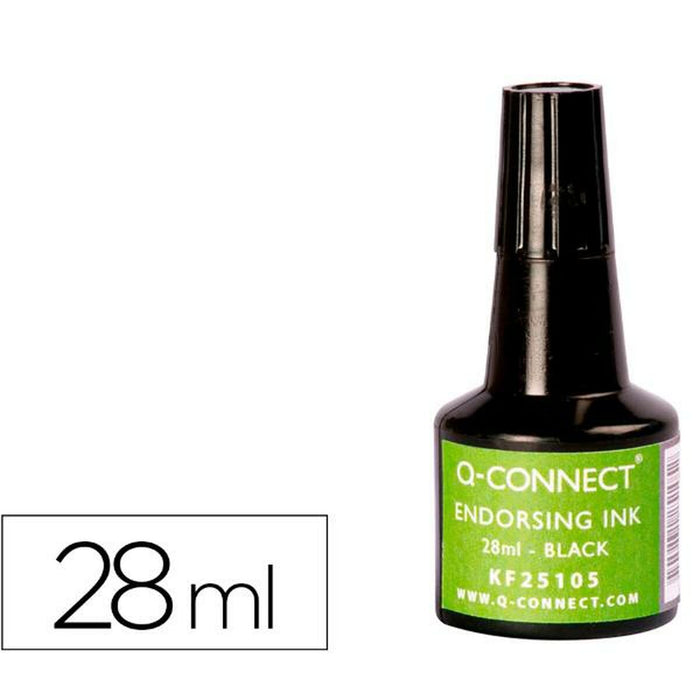 Cerneală de reumplere Q-Connect KF25105 Negru 28 ml